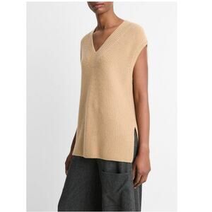 Vince Tan V-Neck Sweater